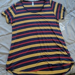 Xl Lularoe Classic T Striped NWT